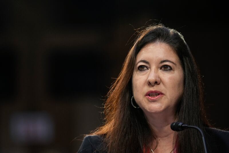Fed governor Adriana Kugler unexpectedly announced her resignation on Friday afternoon. Photograph: Drew Angerer/Getty Images