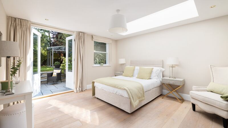 Garden level bedroom