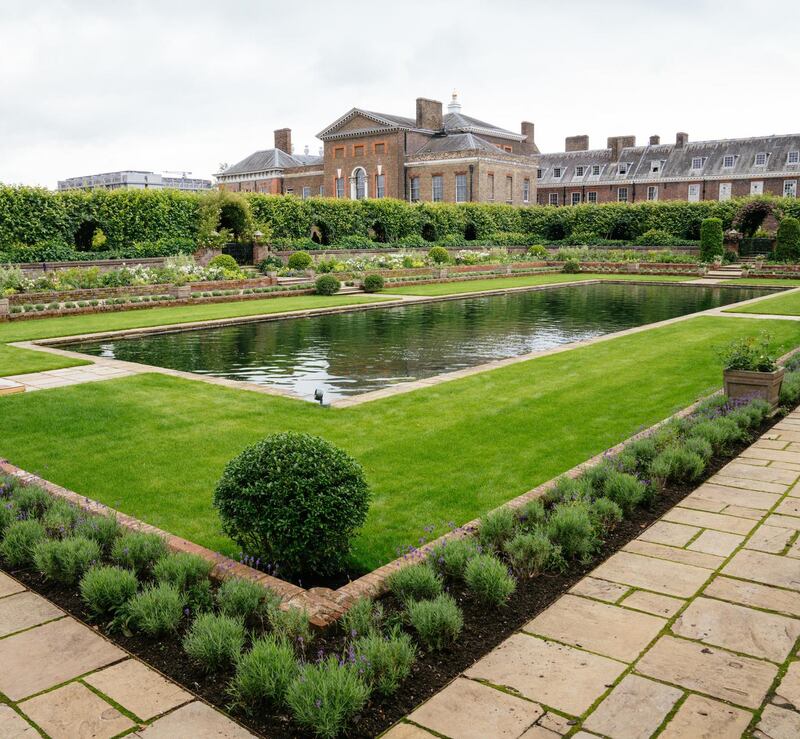 Kensington Palace: the newly redesigned Sunken Garden. Photograph: Kensington Palace via Getty
