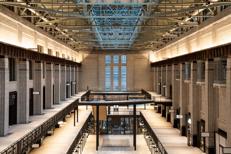 Battersea Power Station: inside Turbine Hall A. Photograph: James Parsons/Backdrop Productions