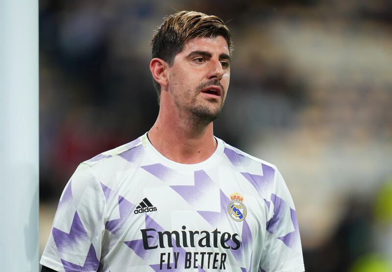 Real Madrid's Thibaut Courtois. Photograph: Angel Martinez/Getty