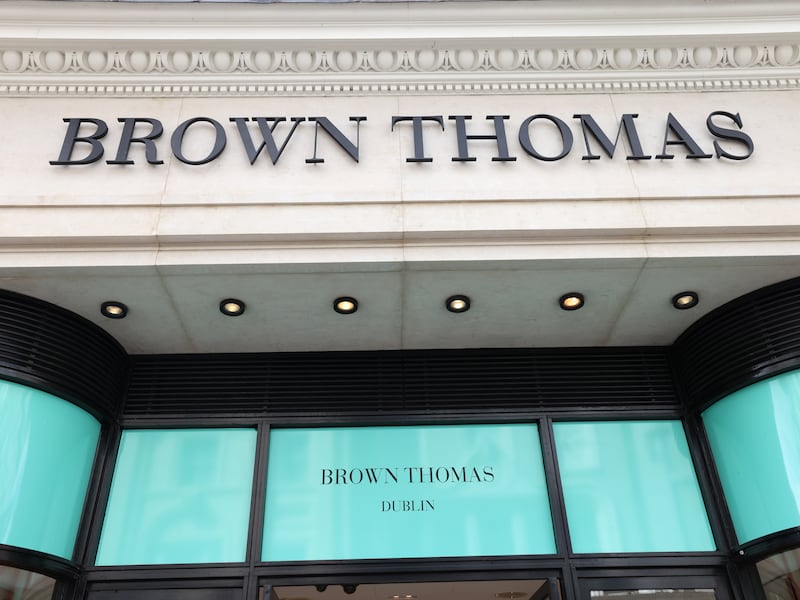 Brown Thomas continues to be part of the very identity of Grafton Street, where it has a dominant presence. Photograph: Dara Mac Dónaill/The Irish Times