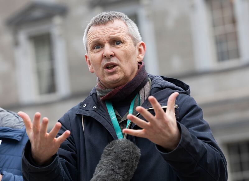 People Before Profit–Solidarity TD, Richard Boyd Barrett, has recovered from illness and is again making his presence felt on issues. Photograph: Sam Boal/Collins Photos 