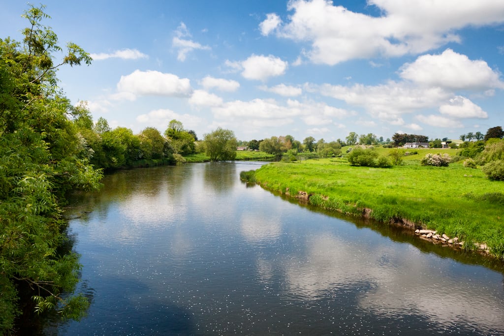 River Boyne in County Meath, Ireland.