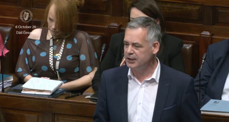 The Government continues to break the law because 23,000 children are waiting more than the four months for an assessment of need and many are waiting two years “that they cannot get back again”, Pearse Doherty said. Photograph: Oireachtas TV