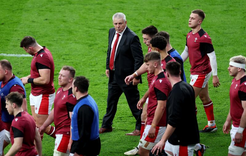 Warren Gatland doubled down on backing youth in appointing 21-year-old Dafydd Jenkins as captain for the Six Nations. Photograph: Michael Steele/Getty Images