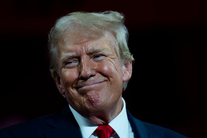 'One on one, Kamala Harris makes Donald Trump look really bad – jaded and bloated and mean – instead of just being one of two old farts who should never be president again.' Photograph: Doug Mills/The New York Times
                      