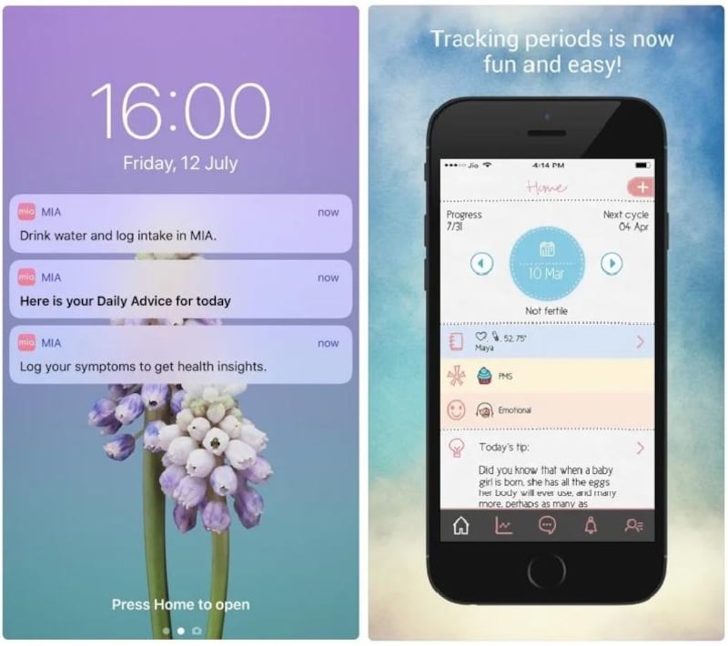 Mia Fem and Maya: period-tracking apps can share user data with third parties