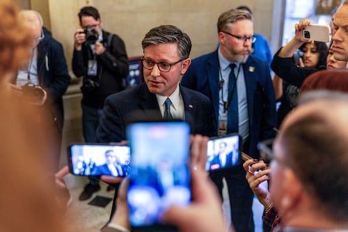 Donald Trump’s Republicans round on Speaker Mike Johnson as party unity frays