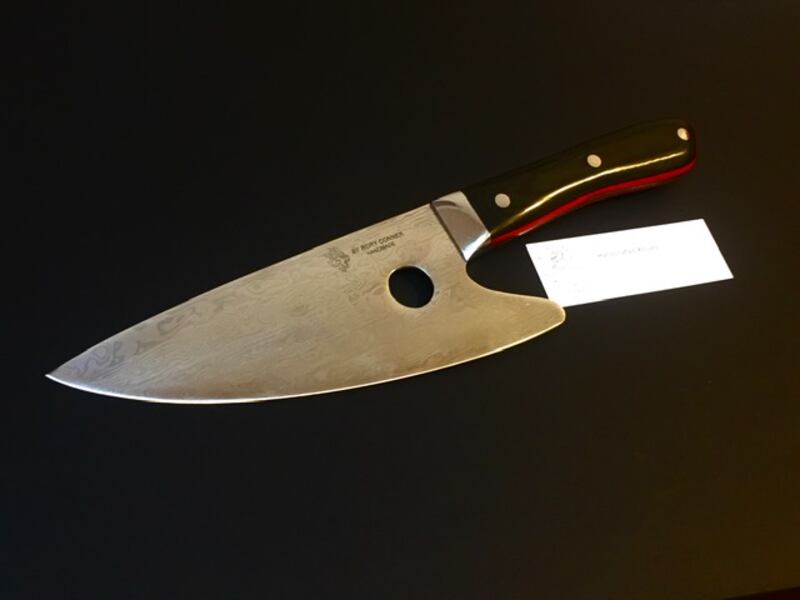 Joshua's Pinch kitchen knife, €213, by Rory Conner.