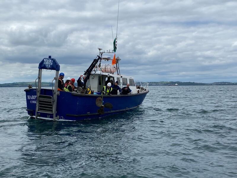 The recovery operation involved Blackwater SAC and Mizen Archaeology, supported by the National Monuments Service, the National Museum of Ireland and German embassy officials.