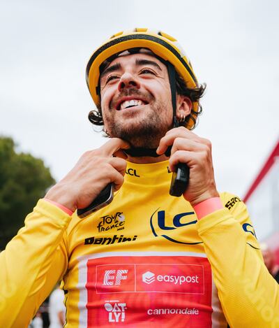 Ben Healy anticipates the days ahead will be a big test for him. Photograph: Gruber Images/EF Education EasyPost