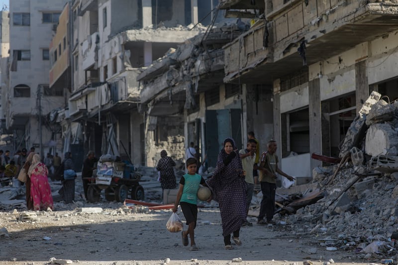 More than 65,600 Palestinians have been killed in the Gaza Strip since October 2023, according to the Palestinian ministry of health. Photograph: EPA