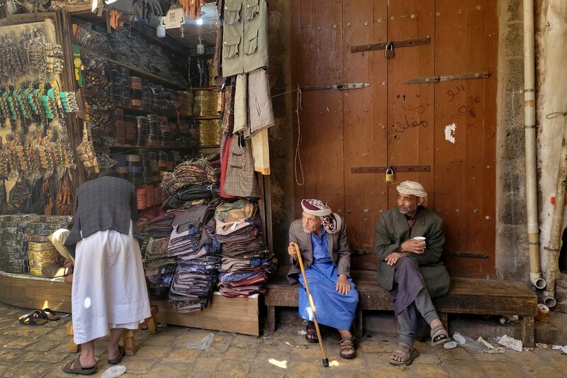The old market in Sanaa. Photograph: Mohammed Huwais/AFP via Getty Images