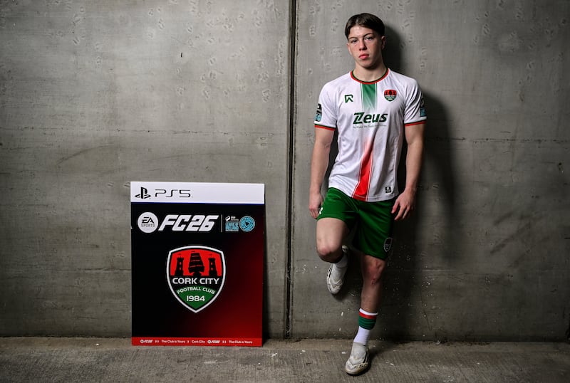 Cathal O'Sullivan of Cork City. Photograph: David Fitzgerald/Sportsfile