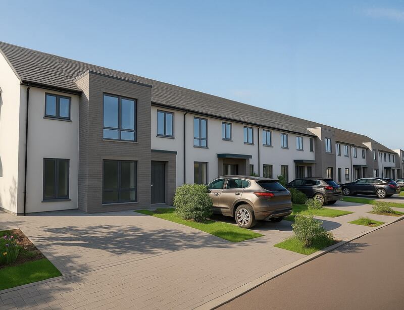 The houses include two-, three- and four-bedroom units