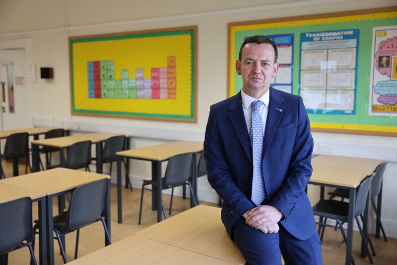 Ronan Walsh, principal Sutton Park School, Dublin 13. Photograph: Dara Mac Dónaill 