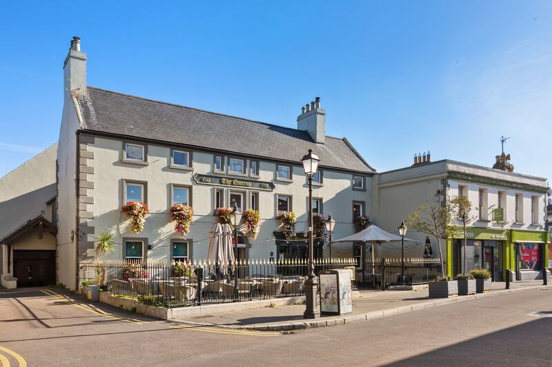 The Queens overlooks Castle Street in Dalkey village
