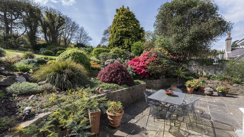 Rear rockery garden