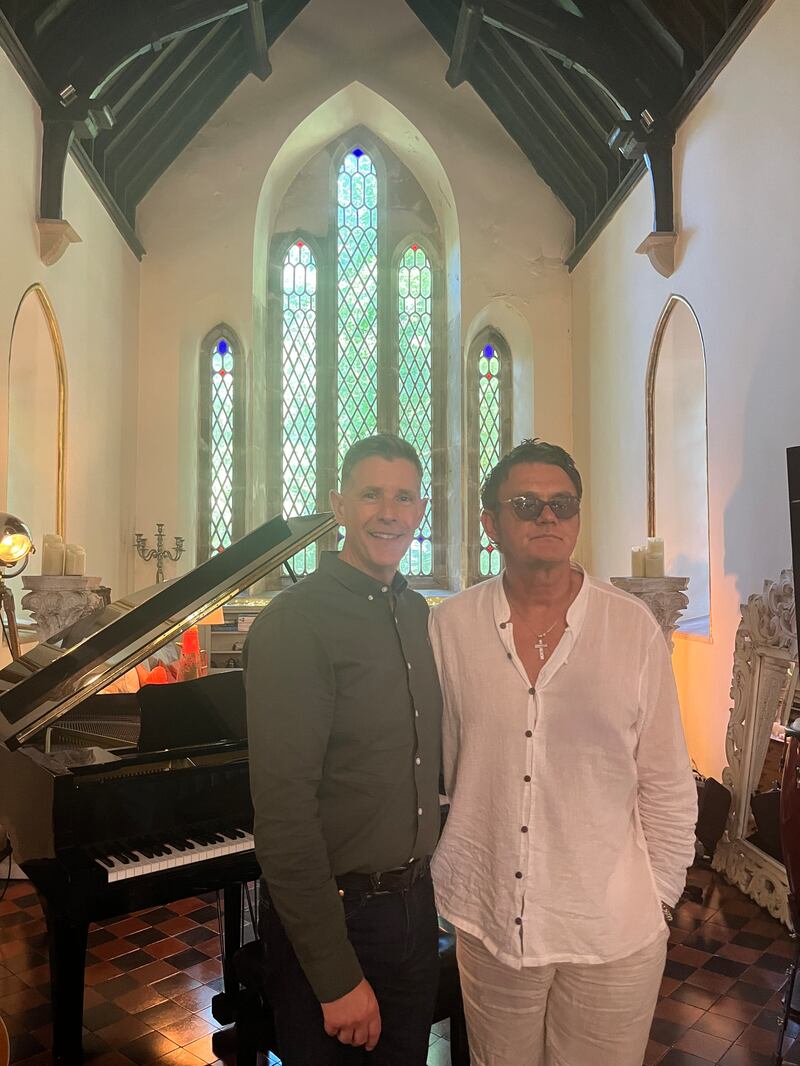 Dermot Bannon in Don Mescall's deconsecrated church in Cavan. 