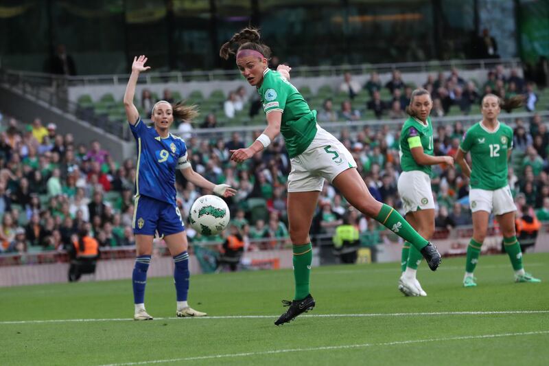 Ireland’s Caitlin Hayes. Photograph: Bryan Keane/Inpho