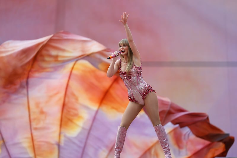 28/06/2024 - NEWS - Image as Taylor Swift took to the stage in Dublin this evening on the opening night in Ireland of her Eras Tour. Photograph Nick Bradshaw / The Irish Times
