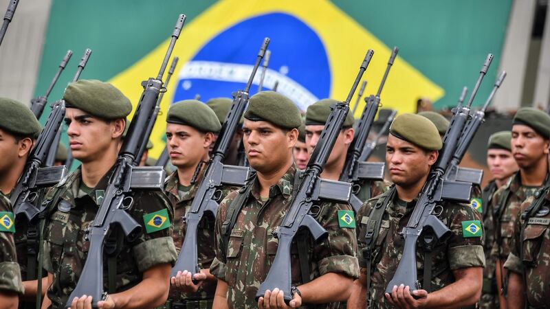 For most of civil society the anniversary of Brazil’s 1964 military coup marks the day that democracy was snuffed out and replaced by a brutal regime.  Photograph: Nelson Almeida/AF