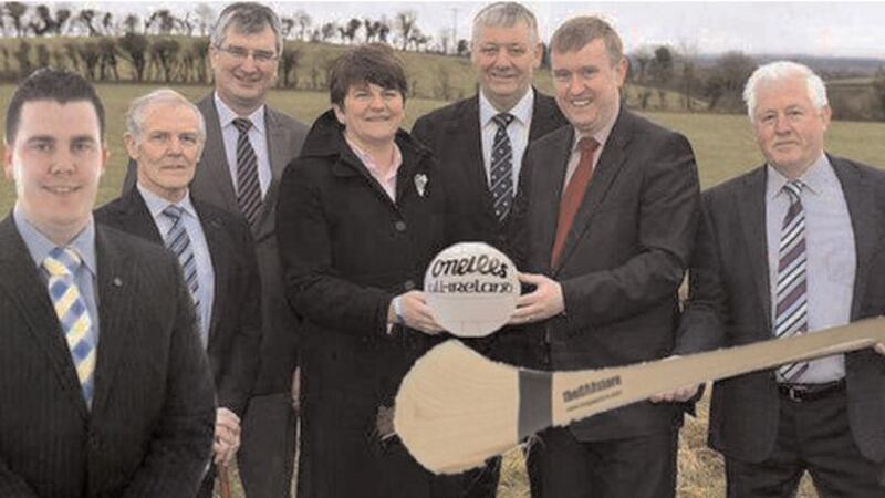 The Northern Ireland Department of Social Development PR photograph as amended by MLA Phil Flanagan, published by the  ‘Fermanagh Herald’.
