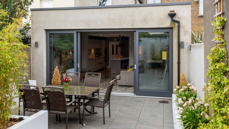 The rear garden