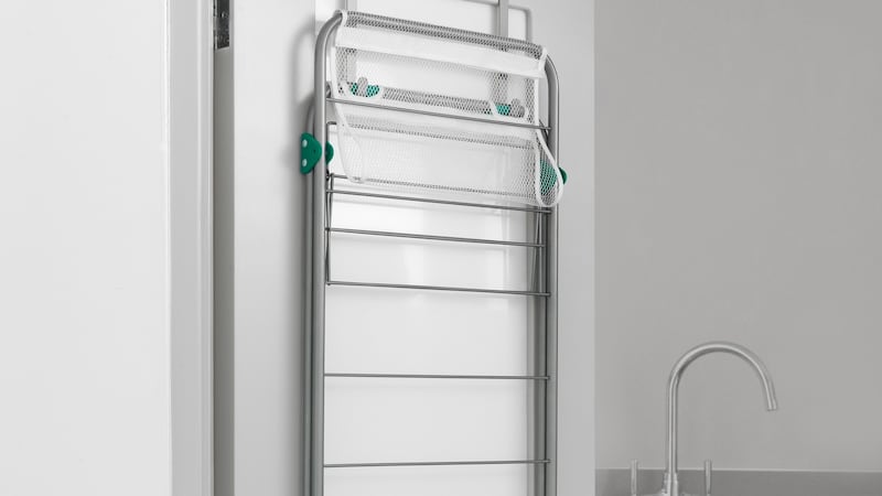 Adis is a compact over-the-door option, whose angled top section pulls out to prevent your laundry touching as it dries.