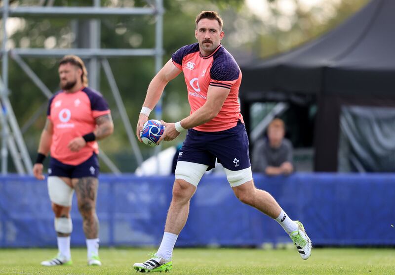 Jack Conan is set to be named on the replacements bench for Ireland's game against Scotland. Photograph: Dan Sheridan/Inpho