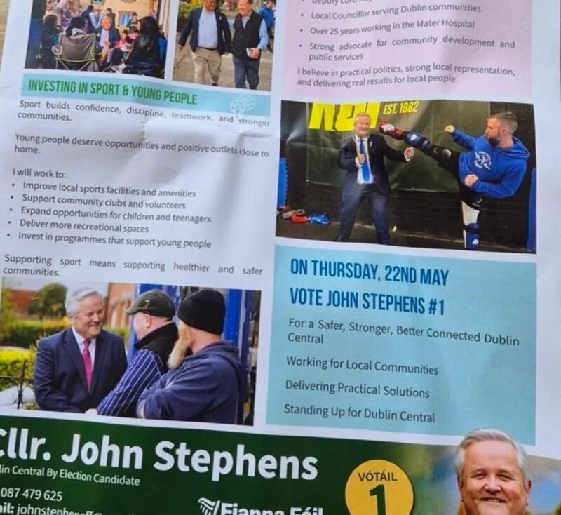 John Stephens leaflet