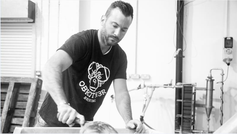 Barry O’Neill of O Brother Brewing. Photograph: Alan Rowlette