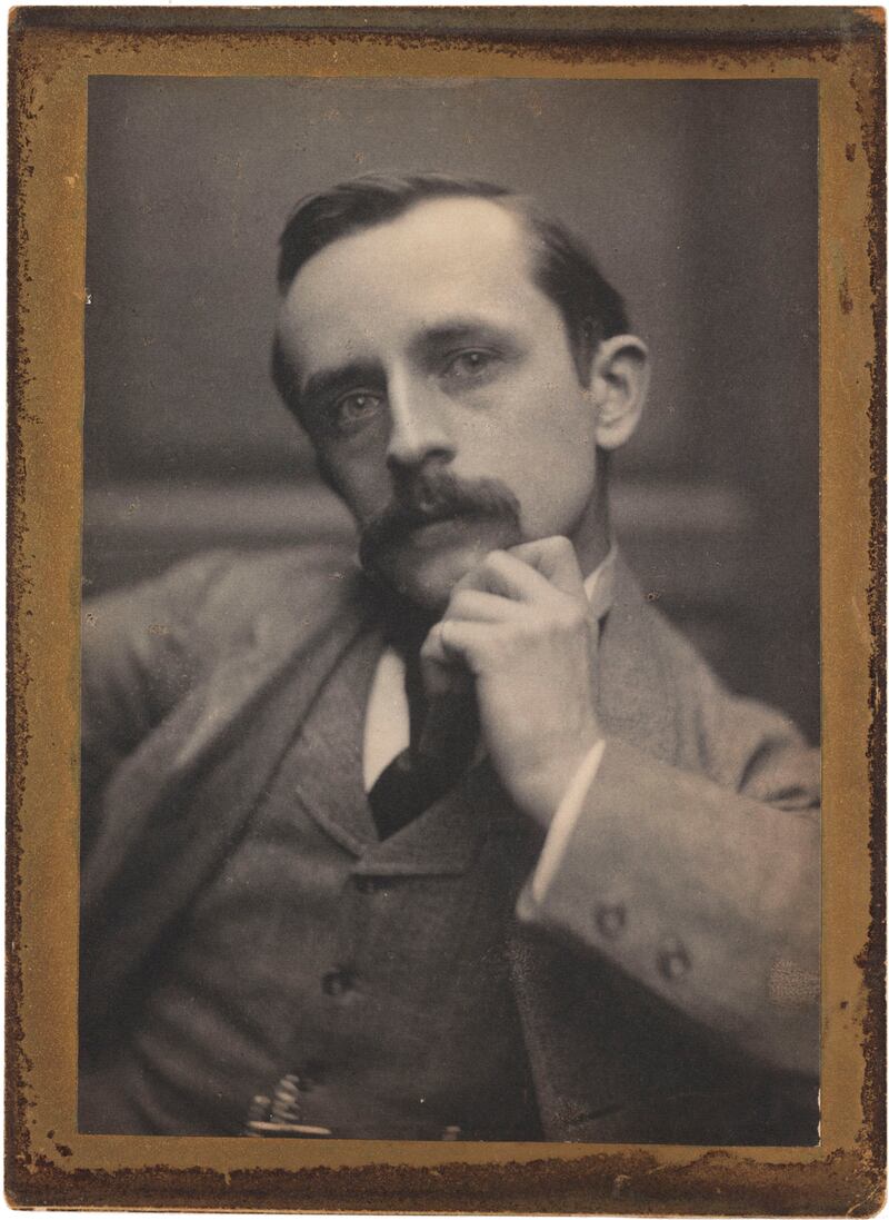 Peter Pan: JM Barrie in 1892. Photograph: Frederick Hollyer/Royal Photographic Society Collection/Victoria and Albert Museum, London/Getty