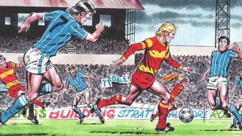 Just look at this face: The sight of Roy Race running on to a through-ball could strike fear into even the best defenders