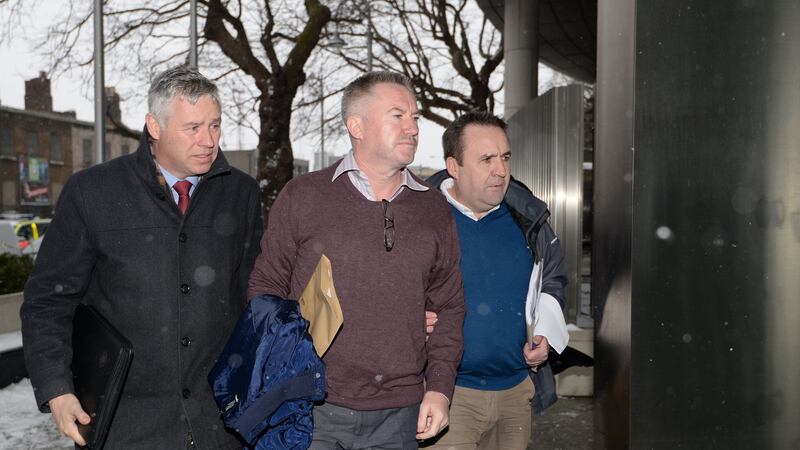 Former solicitor Michael Lynn arriving at the Criminal Courts of Justice. Photograph: Alan Betson/The Irish Times