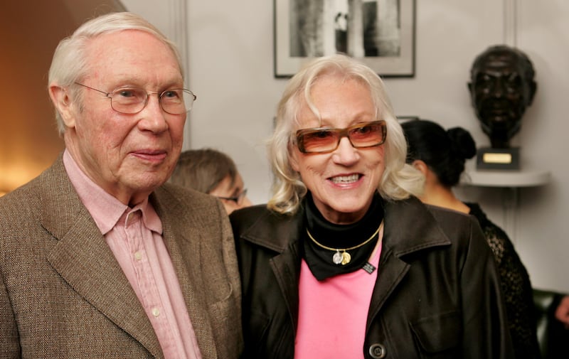 Louis le Brocquy and Anne Madden. Photograph: Matt Kavanagh