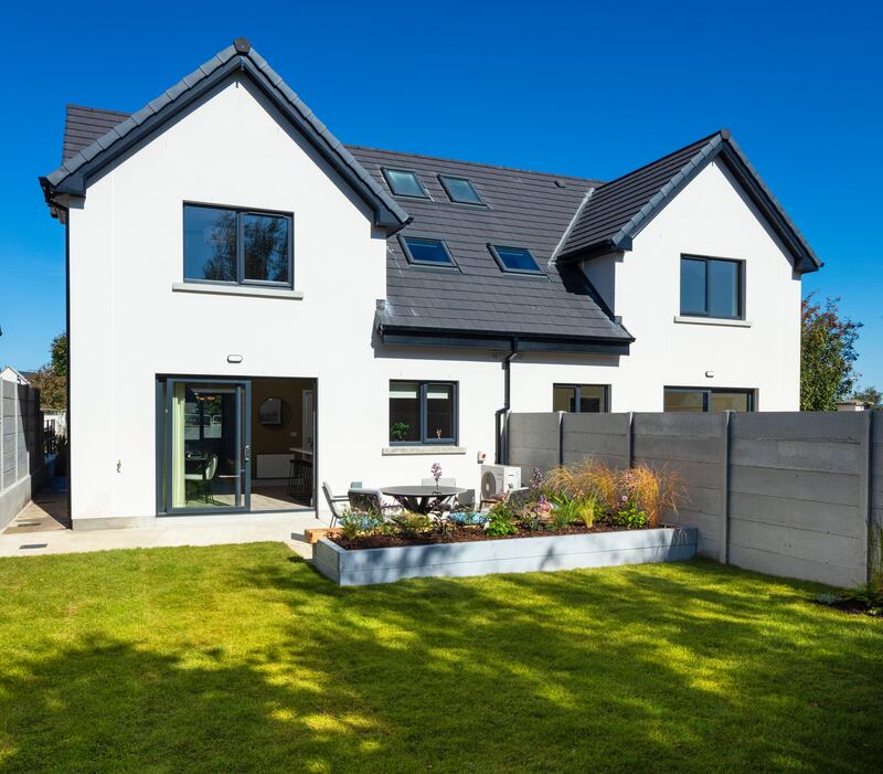 Rear and garden of a three-bed semi detached house