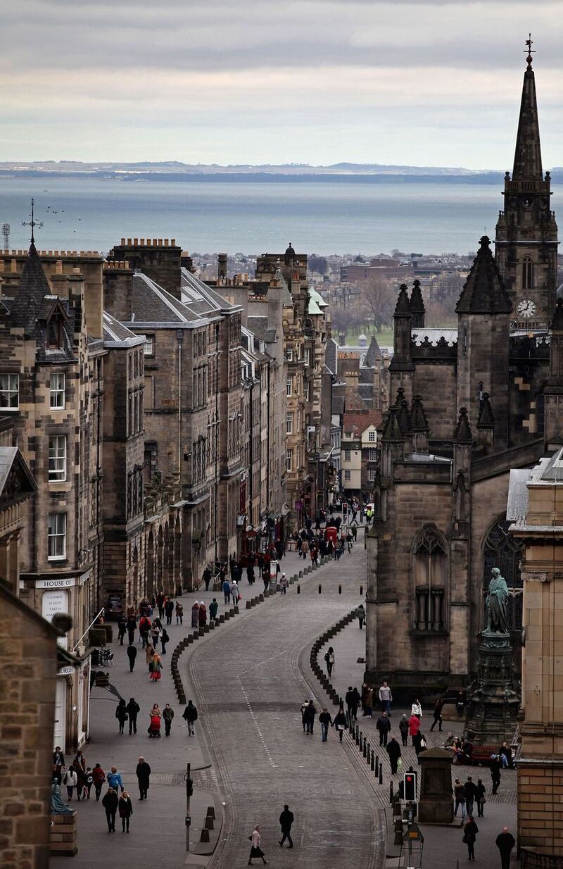 A wander up and down the medieval Royal Mile is an evocative experience. File photograph: Getty