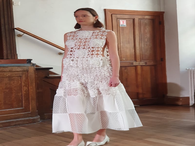 A piece from Roisin Pierce's Beware Beware collection. Photograph: Patrick Scallon. Styling: Ellie Grace Cummings