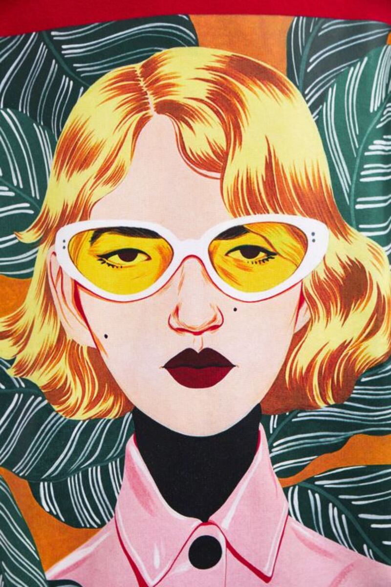 From Zara’s Women in Art collection, with  artwork by Bijou Karmen