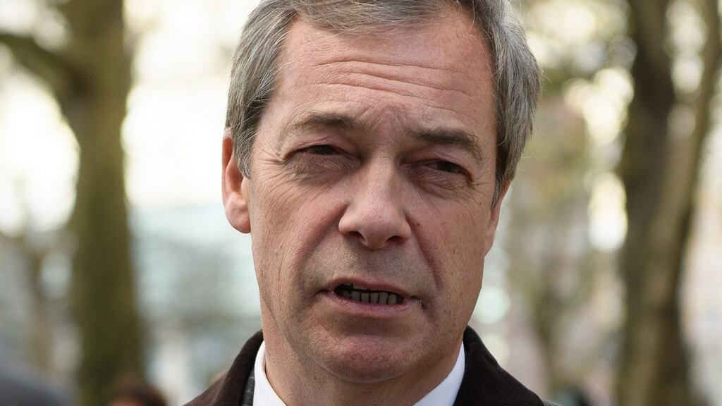 Former Ukip leader Nigel Farage. He is probably right when he tweeted that Britain was now moving on “the next phase of humiliation”. Photograph: Leon Neal/Getty Images