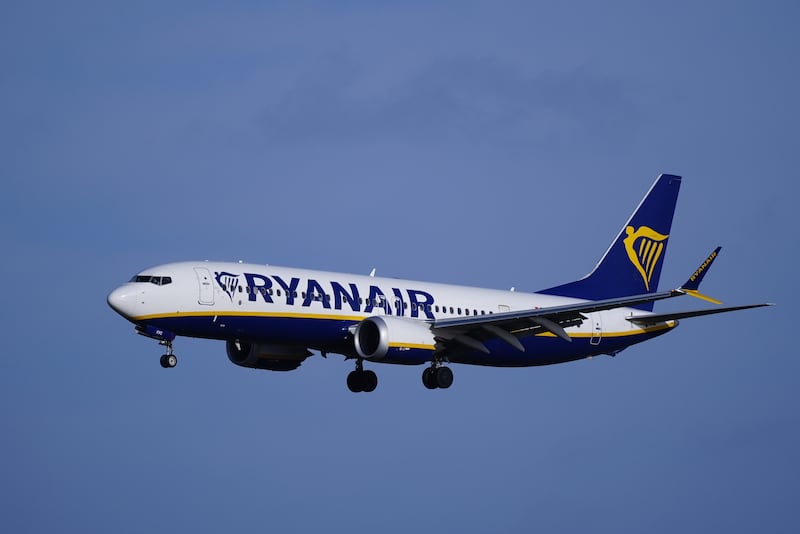 The Ryanair flight was operated by Malta Air. File photograph: Peter Byrne/PA