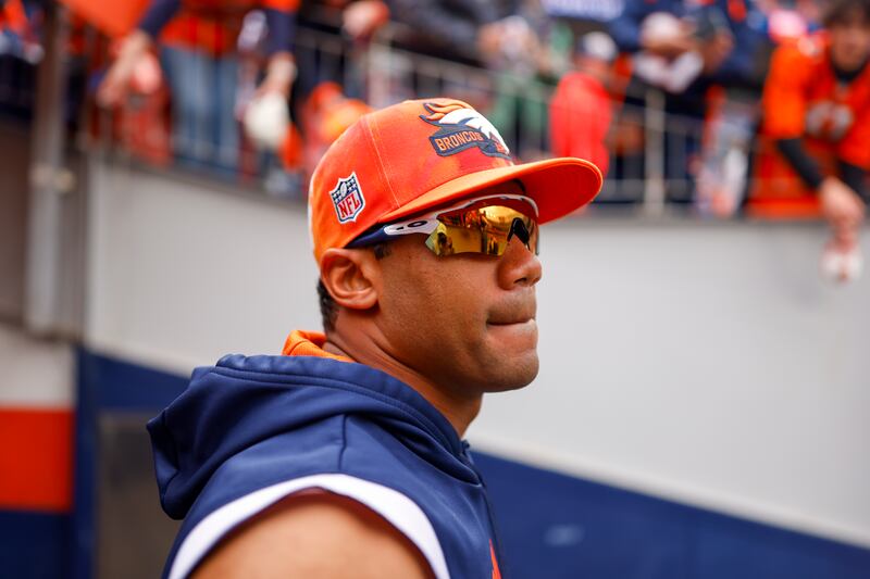 Russell Wilson of the Denver Broncos: Subway ad on TikTok was wide of the mark. Photograph: Justin Edmonds/Getty Images