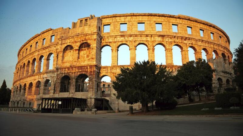 Ancient Roman amphitheater at Pula, Croatia. Photograph: Thinkstock