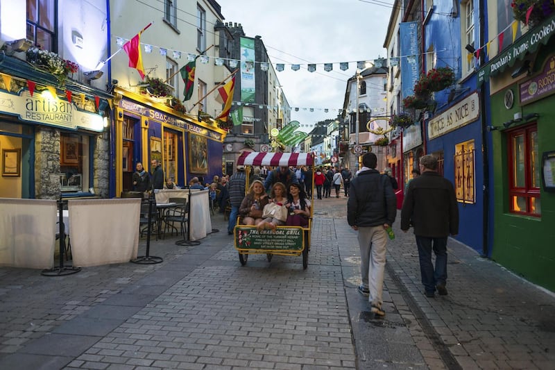 Galway city centre. Photograph: Education Images/Universal Images Group via Getty Images