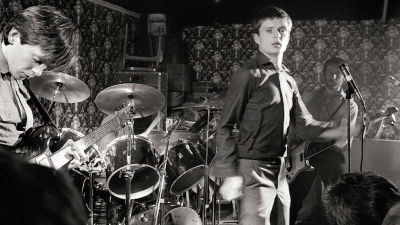 Joy Division live at Bowdon Vale Youth Club: 'Joy Division were dark but incredibly uplifting,' says John Robb. Photograph: Martin O’Neill/Redferns