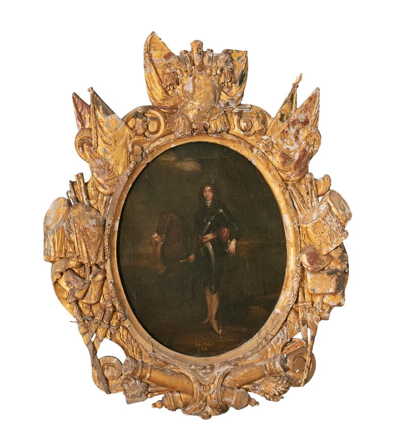 Important pair of portraits of William III and The Duke of Portland from the Pecks  of Prehen House,  Derry, €40,000- €60,000