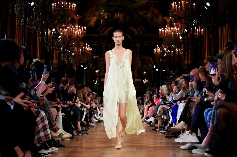 Paris Fashion Week: Stella McCartney spring-summer 2019 collection. Photograph: Gonzalo Fuentes/Reuters