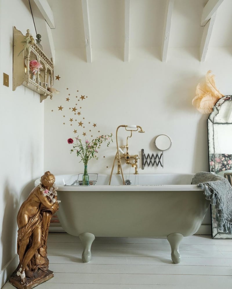 Pearl Lowe’s bathroom. Photograph: Dave Watts